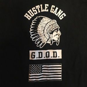 Hustle Gang long sleeve motif tee